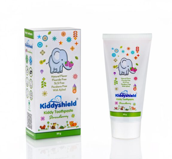 Kiddyshield Oral Care Toothpaste for Kids & Babies (12 Month+ Age) (Strawberry, Pack of 3) - Image 7