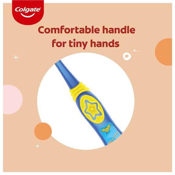 Colgate Kids Wonder Woman Extra- Soft Toothbrush (5+ Years) (pack of 3) - Image 3