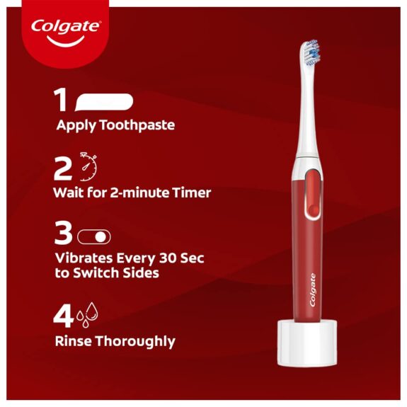 Colgate ProClinical 250R Whitening Battery Powered electric Toothbrush for adults - 1 Pc - Image 5