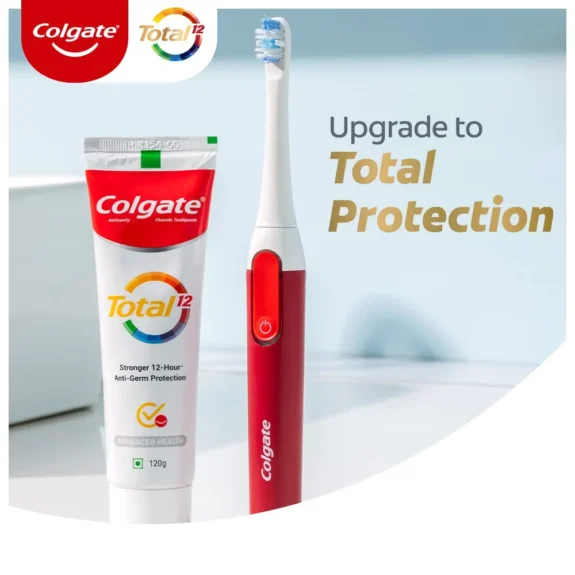 Colgate Total (120g)  Whole Mouth Health, Antibacterial Cavity Protection Toothpaste (Advanced Health) (pack of 2) - Image 3