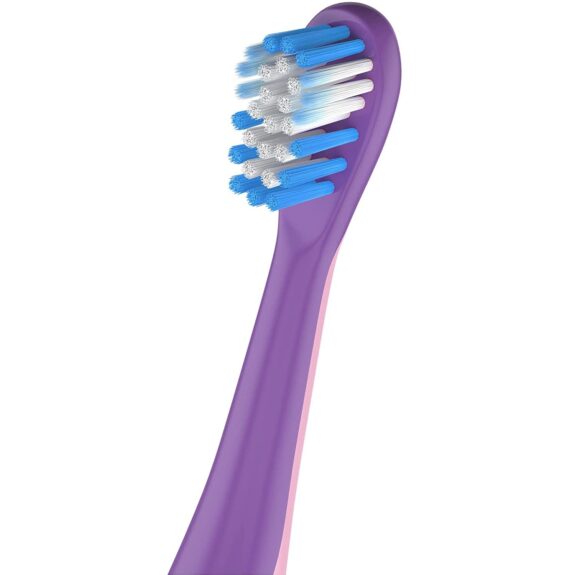 Colgate Barbie Toothbrush for kids, Battery Powered Electric Toothbrush, Age 3+, Kids toothbrush with Extra Soft Bristles and Slim Handle, Includes Replaceable Batteries - Image 2