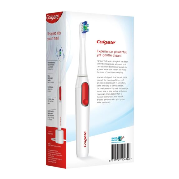 Colgate Proclinical 250R Deep Clean Rechargeable Sonic Toothbrush for adults - Image 6