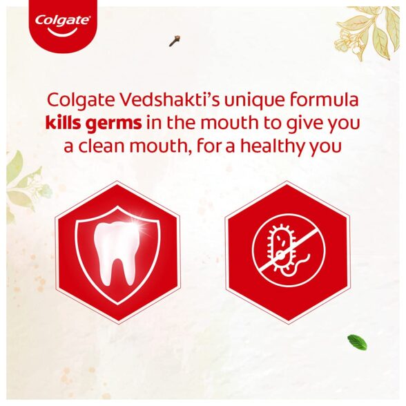 Colgate Swarna Vedshakti Ayurvedic Cavity Protection, Bad Breath Treatment Toothpaste 200mg - Image 2