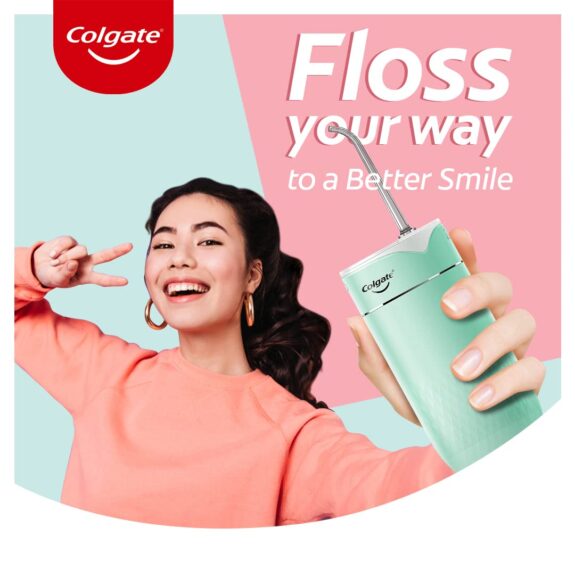 Colgate Water Flosser Green, 140ml, Waterproof design with 3 adjustable pressure modes, with Rechargeable Battery included that lasts upto 4 weeks - Image 4