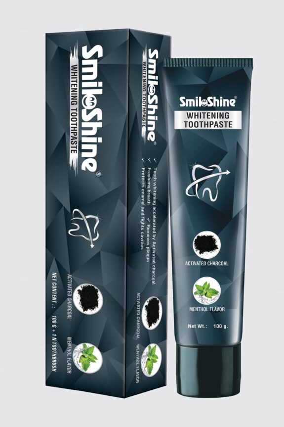 SmiloShine Whitening Toothpaste with Activated Charcoal - Image 2