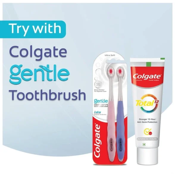 Colgate Total (120g)  Whole Mouth Health, Antibacterial Cavity Protection Toothpaste (Advanced Health) (pack of 2) - Image 4