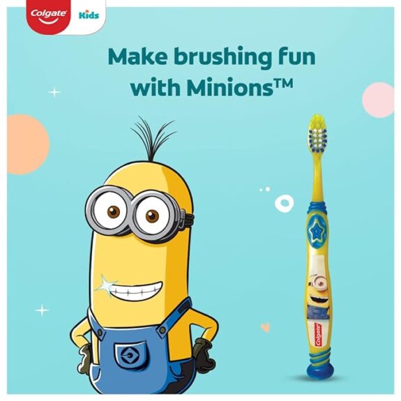 Colgate Kids Minions Extra- Soft Toothbrush (5+ Years) (pack of 3) - Image 8