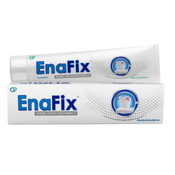 Enafix Anti Cavity Toothpaste Pack of 3 | 70g per pack | Fluoride Free Toothpaste with Calcium and Phosphate for Enamel Remineralisation and Fighting Tooth Decay | Vegan