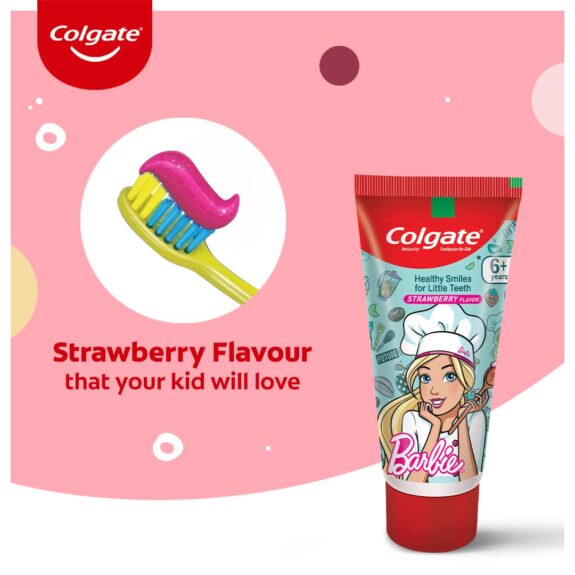 Colgate Kid 6+ Years Toothpaste .Barbie (Pack Of 2) Toothpaste (160 g, Pack of 2) - Image 2