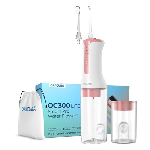 Oracura- OC300 LITE Smart Pro Water Flosser (Pink)