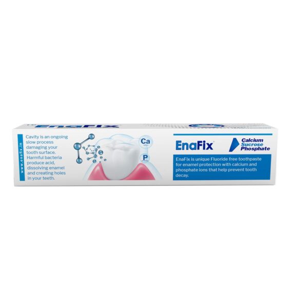 Enafix Anti Cavity Toothpaste Pack of 3 | 70g per pack | Fluoride Free Toothpaste with Calcium and Phosphate for Enamel Remineralisation and Fighting Tooth Decay | Vegan - Image 3