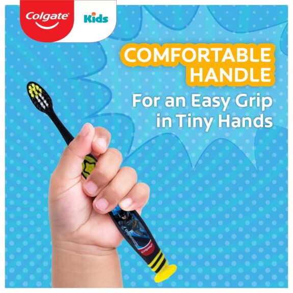 Colgate Kids Batman Extra- Soft Toothbrush (5+ Years) (pack of 3) - Image 7