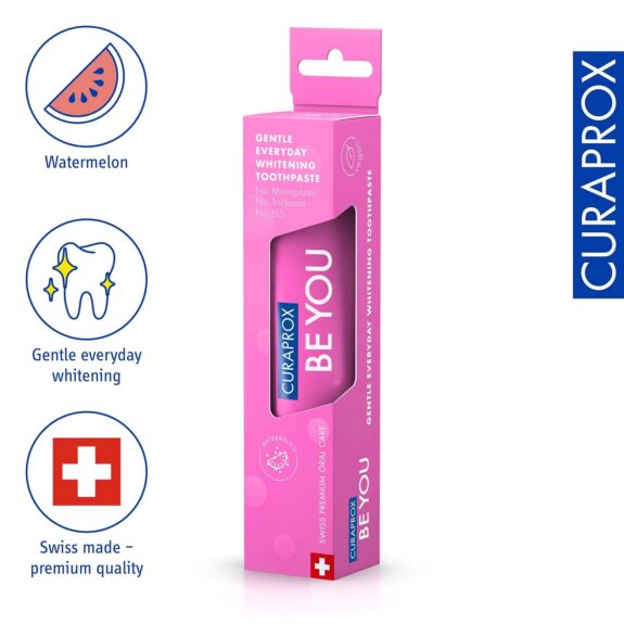 CURAPROX Be You Toothpaste By Dr. Reddy'S|Gentle Everyday Whitening Toothpaste|Blackberry Flavour|Non Bleaching|Developed By Dental Experts|Microplastic Free,Triclosan Free,Fluoride Toothpaste-60Ml - Image 6