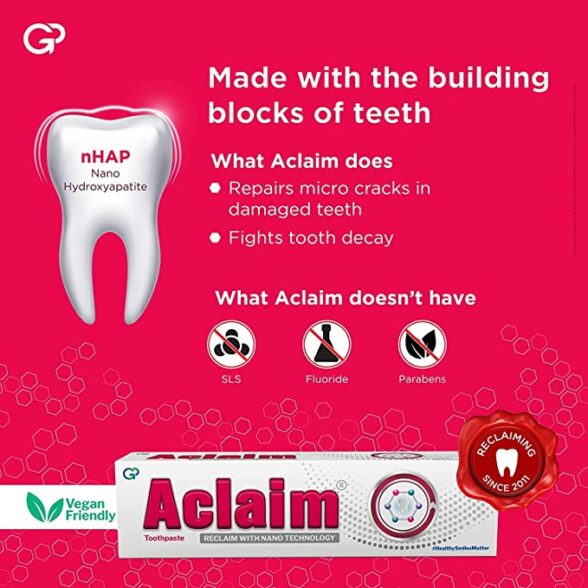 Aclaim Toothpaste for Remineralization | 70g per Pack x 2 - Image 4