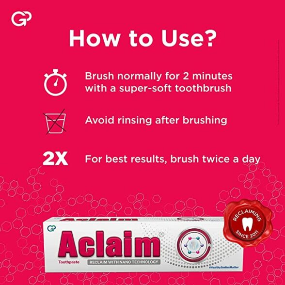 Aclaim Toothpaste for Remineralization | 70g per Pack x 2 - Image 5