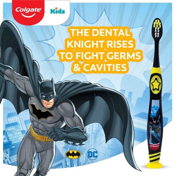 Colgate Kids Batman Extra- Soft Toothbrush (5+ Years) (pack of 3) - Image 10