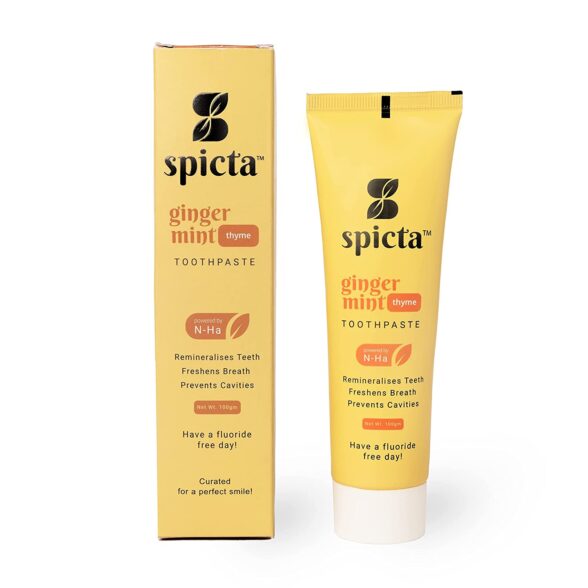 Spicta Ginger Mint Toothpaste 100 gm - Image 8