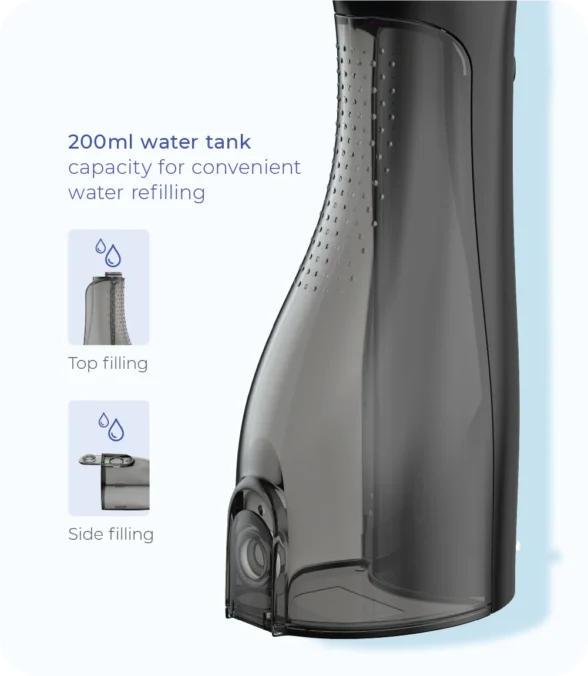 Oracura- OC200 LITE Smart PLUS Water Flosser (Black) - Image 7