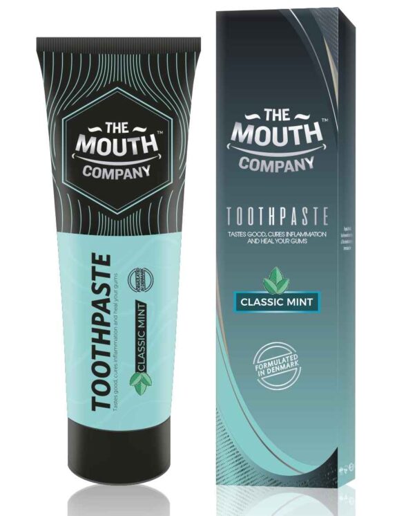 The Mouth Company Classic Refreshing Mint Toothpaste - 100g - Image 3