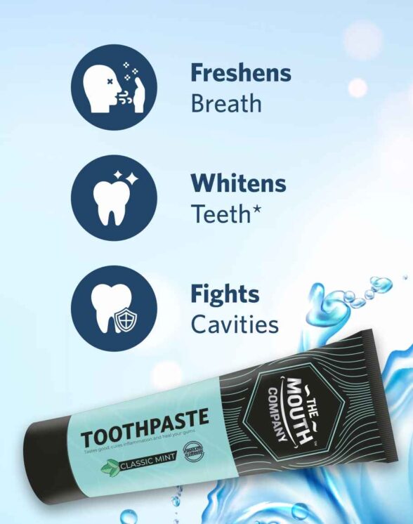 The Mouth Company Classic Refreshing Mint Toothpaste - 100g - Image 5