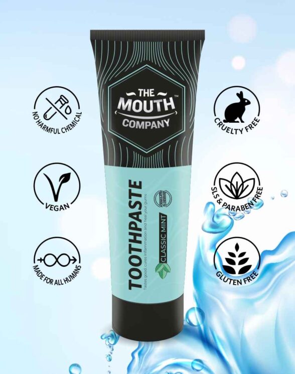 The Mouth Company Classic Refreshing Mint Toothpaste - 100g - Image 7