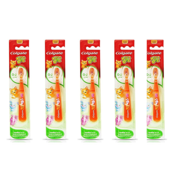 Colgate Kid's Extra Soft Toothbrush (0-2 Years) - 5 Pc