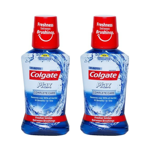 Colgate Plax Complete Care Mouthwash - 250 ml (Pack Of 2)