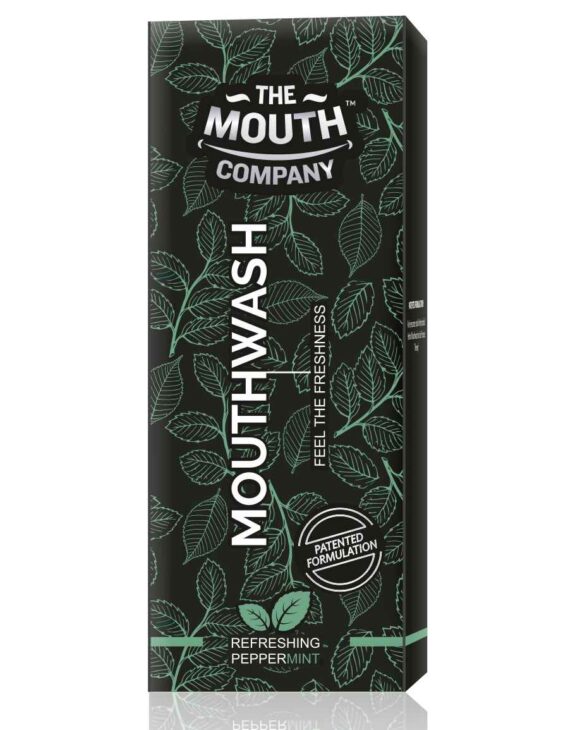 The Mouth Company Refreshing Peppermint Mouthwash (Alcohol Free) - 100ml - Image 2