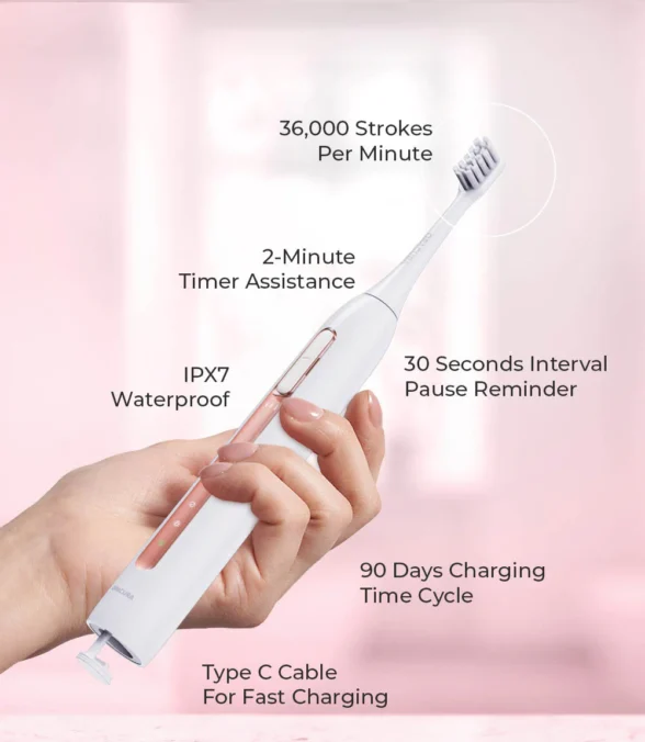 Oracura- SB300 Sonic Smart Electric Rechargeable Toothbrush - Image 10