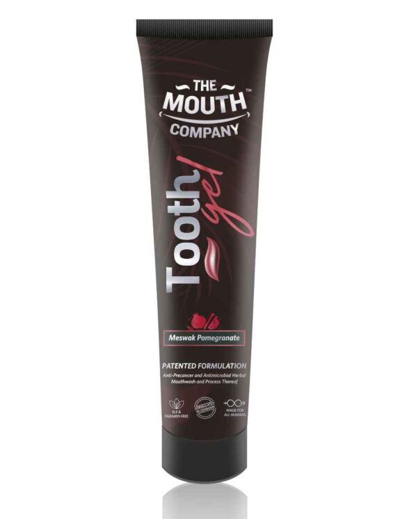 The Mouth Company Soothing Meswak & Pomegranate Toothgel for Enamel Protection 20g