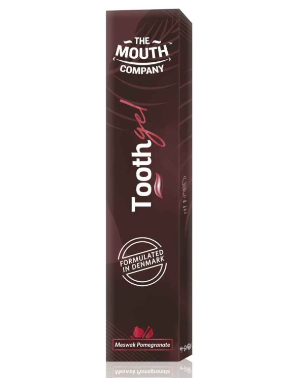 The Mouth Company Soothing Meswak & Pomegranate Toothgel for Enamel Protection 20g - Image 2