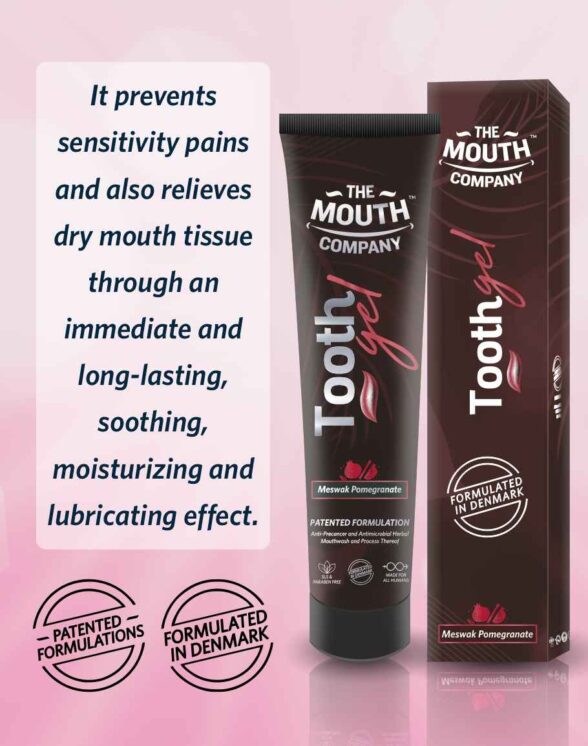 The Mouth Company Soothing Meswak & Pomegranate Toothgel for Enamel Protection 20g - Image 6