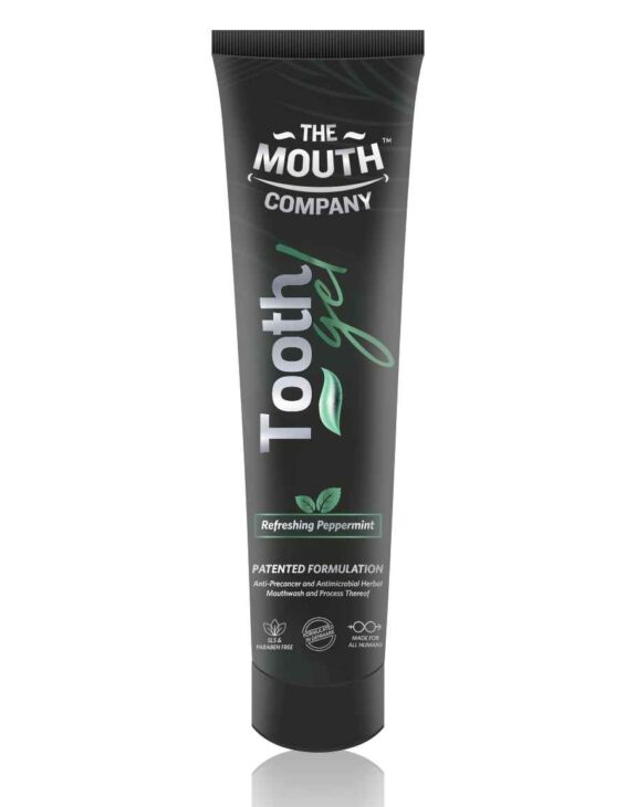 The Mouth Company Refreshing Peppermint Toothgel for Enamel Protection 20g