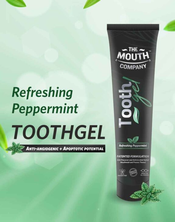 The Mouth Company Refreshing Peppermint Toothgel for Enamel Protection 20g - Image 4