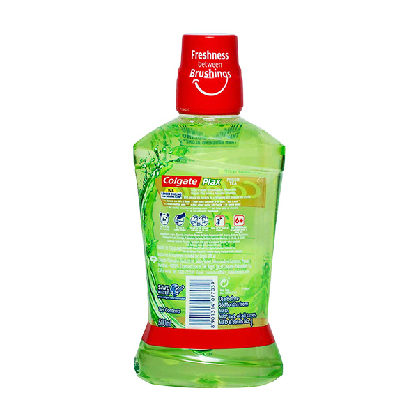 Colgate Plax Mouthwash - 500 ml (Fresh Tea) - Image 2