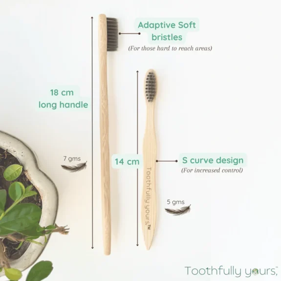 Bamboo Toothbrush - Family Pack (2 Adults 2 Kids) - Image 3