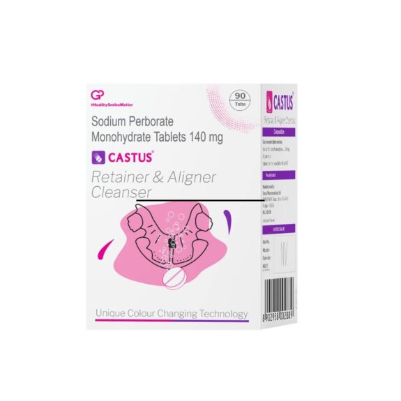 Castus Retainer & Aligners Cleanser Tablets | 90 Tablets